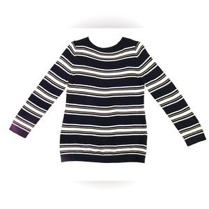 East 5th- Women’s long sleeve sweater horizontal stripes Small